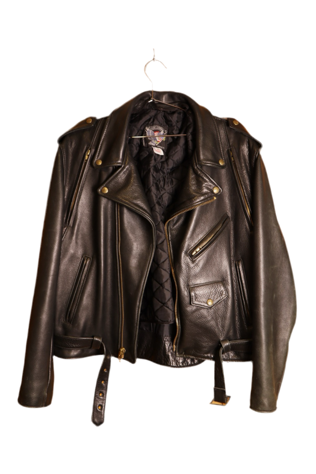 Vintage Leather Motorcycle Jacket