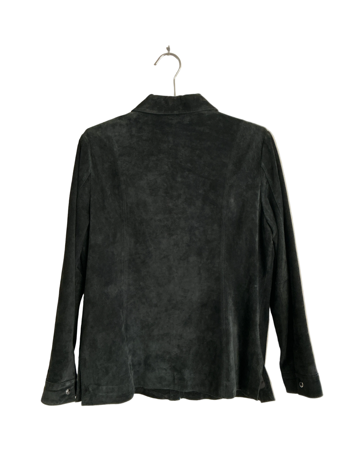 Leather Shirt Jacket