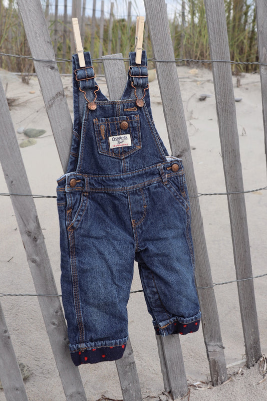OshKosh B’Gosh Overalls - 6M