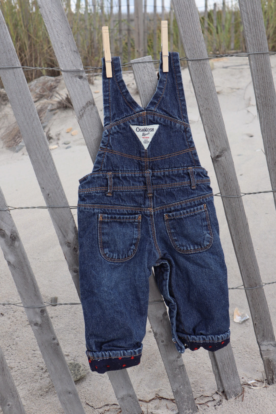 OshKosh B’Gosh Overalls - 6M