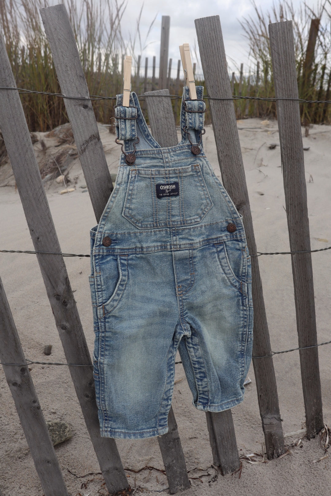 OshKosh B’Gosh Overalls- 6M