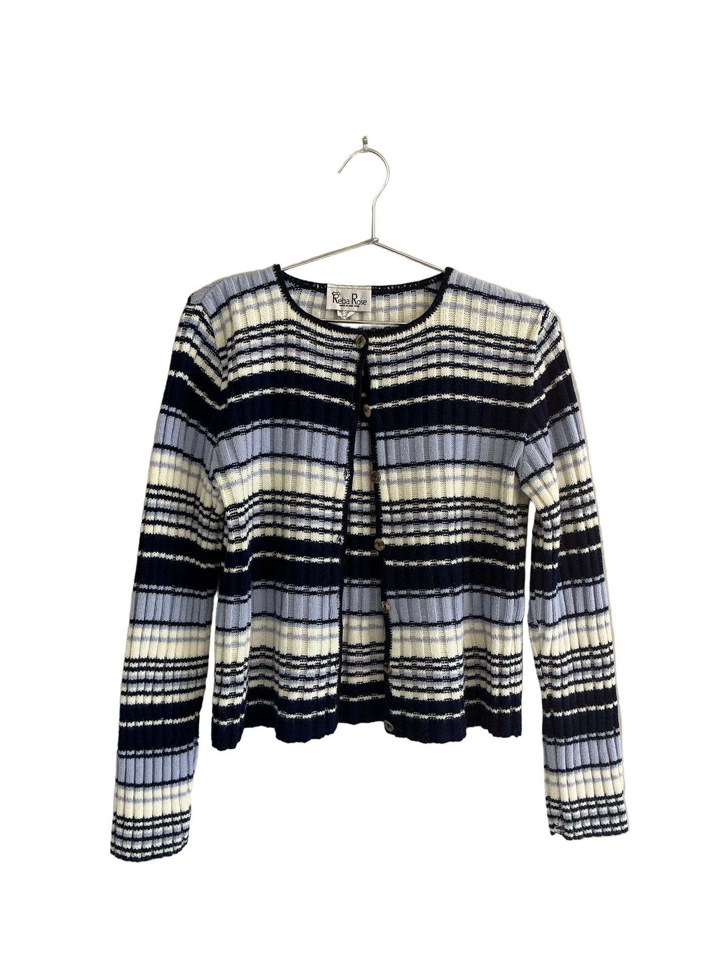 Blue Stripe Cardigan