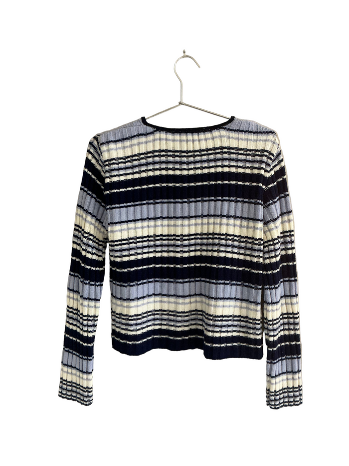 Blue Stripe Cardigan